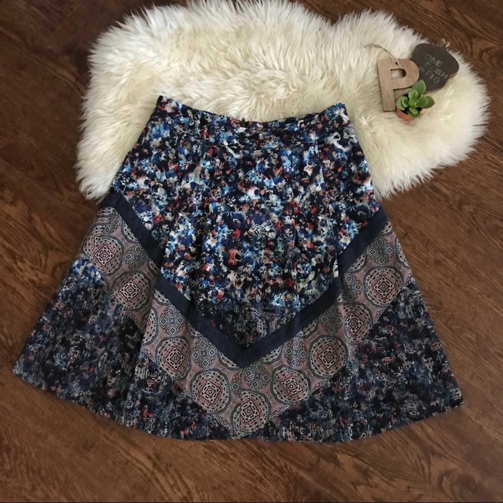 {Anthro} Plenty by Tracy Reese Midi Skirt